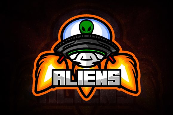 Download Green Alien E-Sport Logo - Premium Bundle